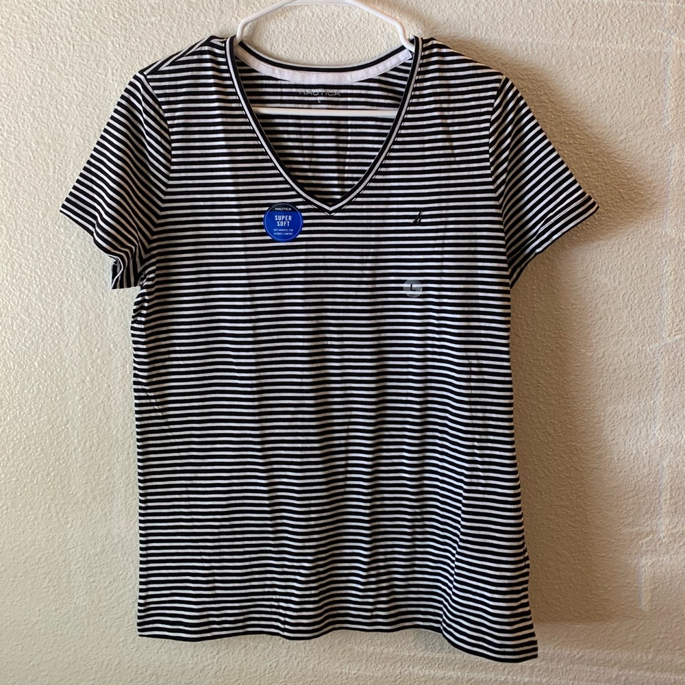 Nautica Shirt New. Size Large. True Black Fall